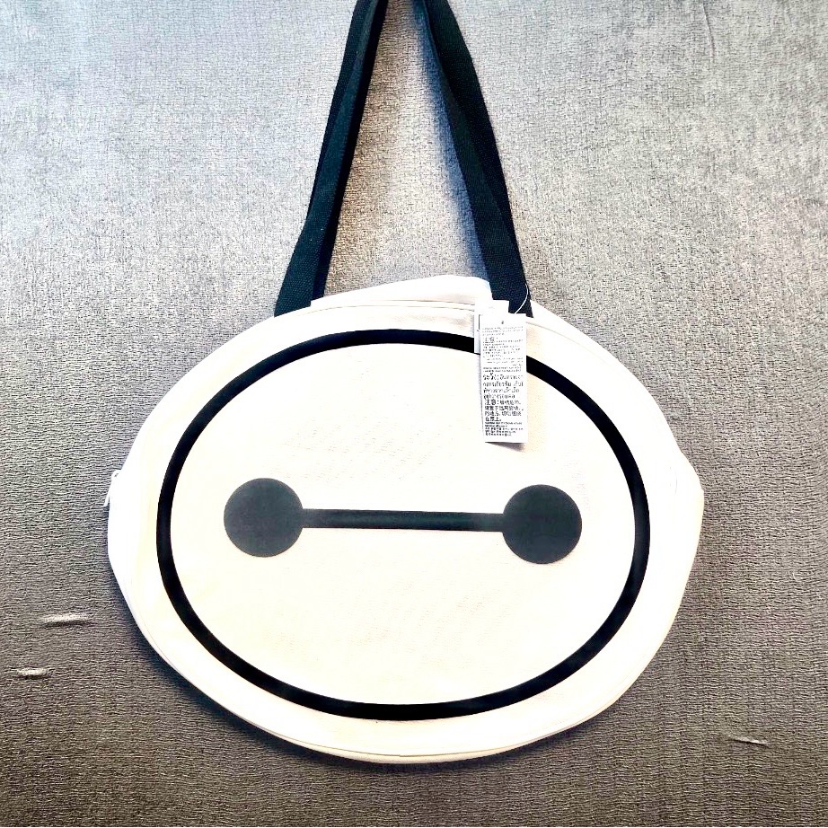 Disneyland White Baymax Face Tote Bag Official Disney Store